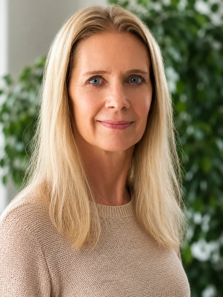 Portrait von Mitarbeiterin Anja Kapfer.